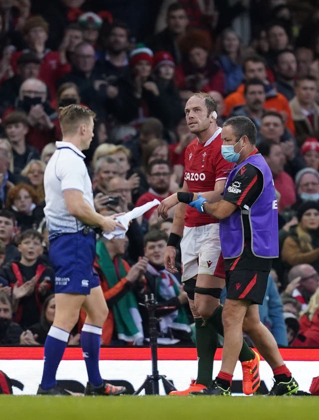 Wales forward Alun Wyn Jones