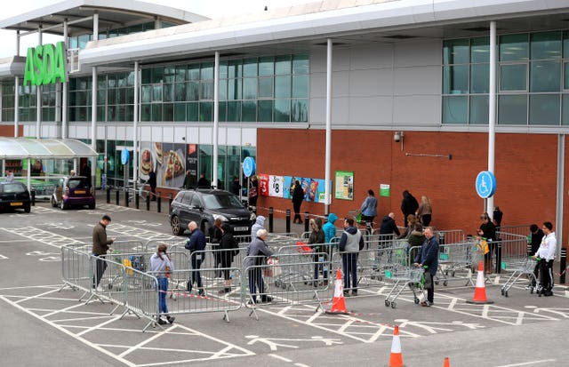 Asda queue