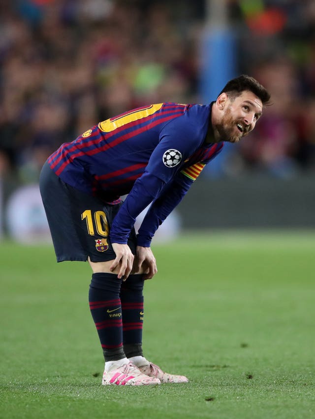 Barcelona’s Lionel Messi has struggled with calf and abductor muscle injuries this season 