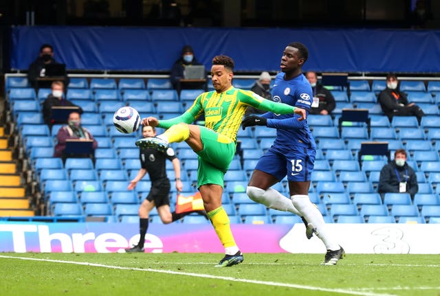 Matheus Pereira equalises for West Brom at Chelsea
