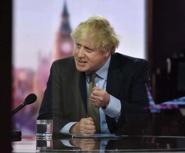 Boris Johnson on The Andrew Marr Show 