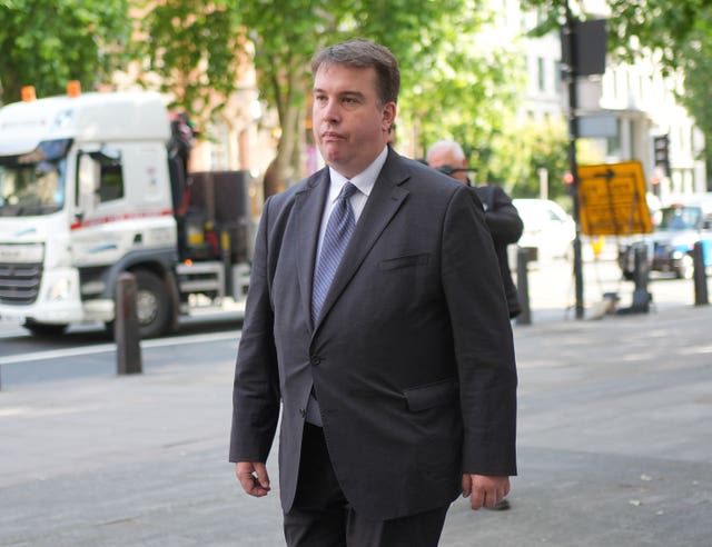 Craig Williams arriving at Westminster Magistrates’ Court