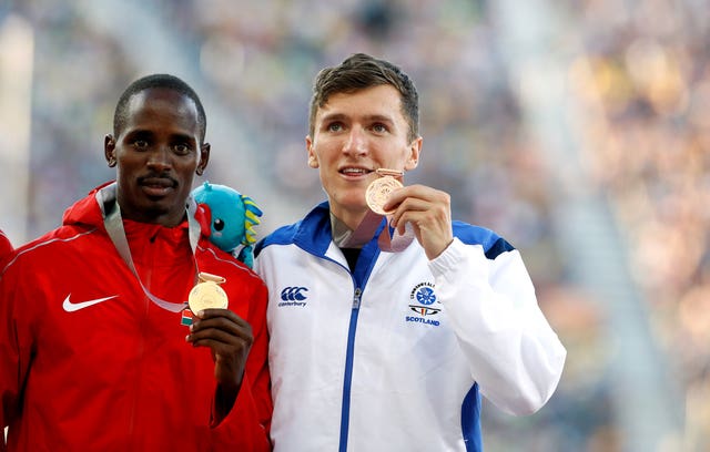 Wightman (right) has claimed Commonwealth and European bronze medals (Martin Rickett/PA).