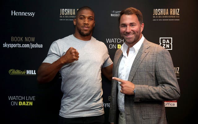 Eddie Hearn would be reluctant to postpone Joshua-Pulev again (Nick Potts/PA)