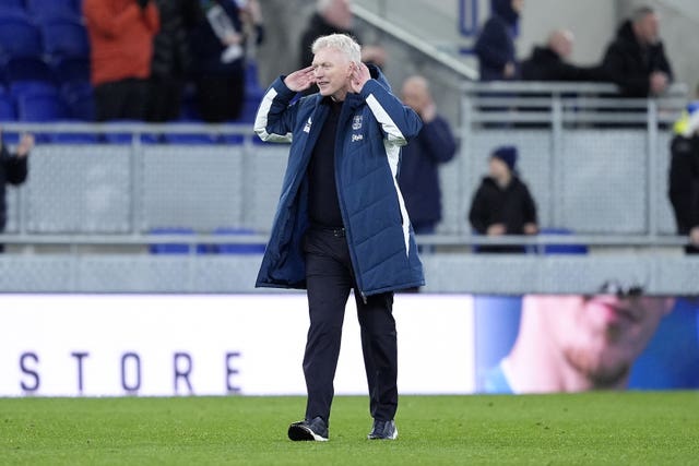 Everton manager David Moyes