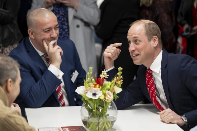William meets a rugby player.