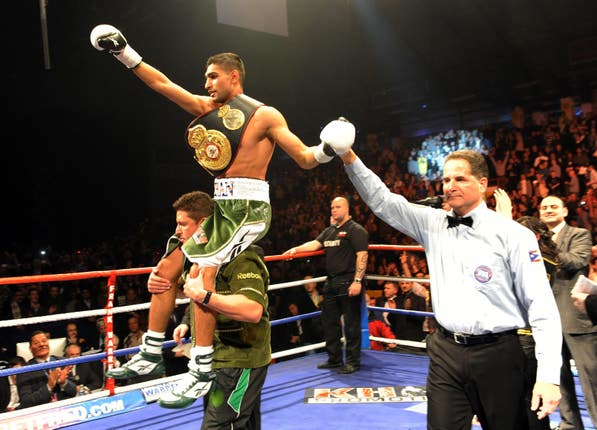Victory continued an impressive return to form for Khan after a shock defeat the previous year