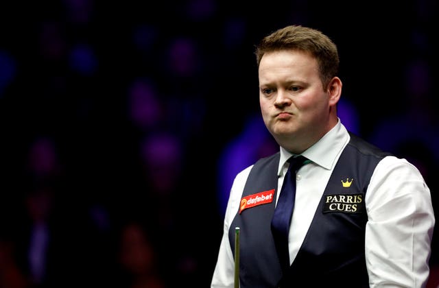 Shaun Murphy (pictured) was beaten 6-1 by Elliot Slessor in the evening session (Steven Paston/PA).