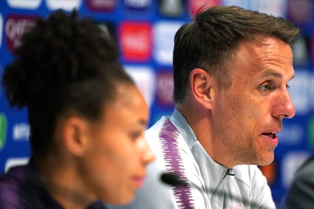 England Women manager Phil Neville