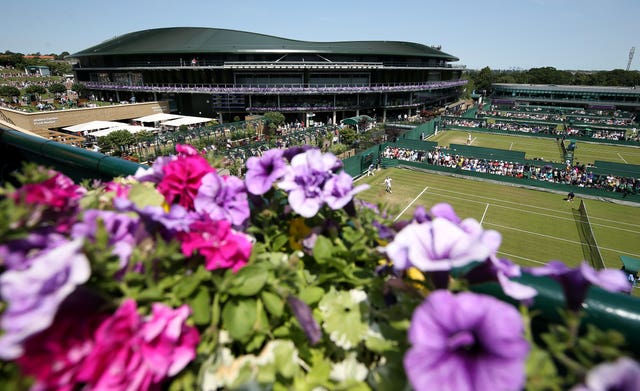It was another searingly hot day at Wimbledon