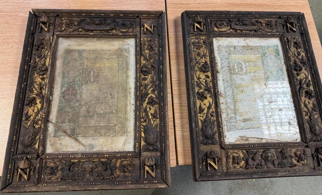 Stolen plaques recovered