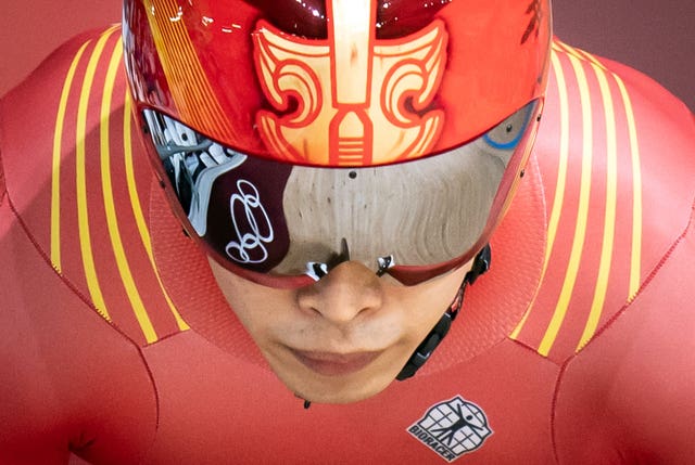 China's Chao Xu during the track cycling