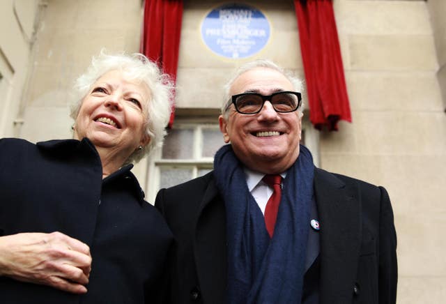 The Irishman editor Thelma Schoonmaker with Martin Scorsese