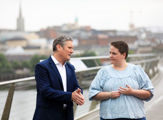 Keir Starmer visit to Londonderry