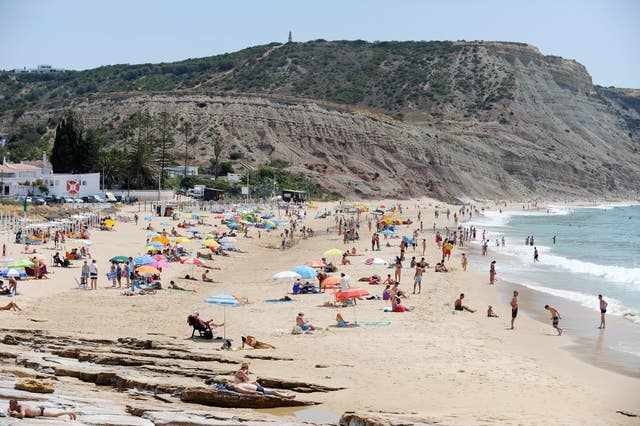 Around 2.5 million British nationals normally visit Portugal each year (Nick Ansell/PA)