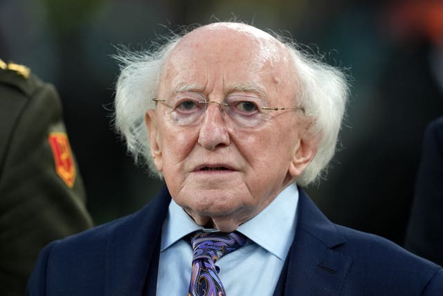 President of Ireland Michael D Higgins 