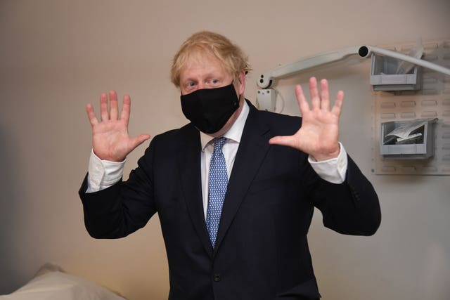Boris Johnson visit to London GP surgery