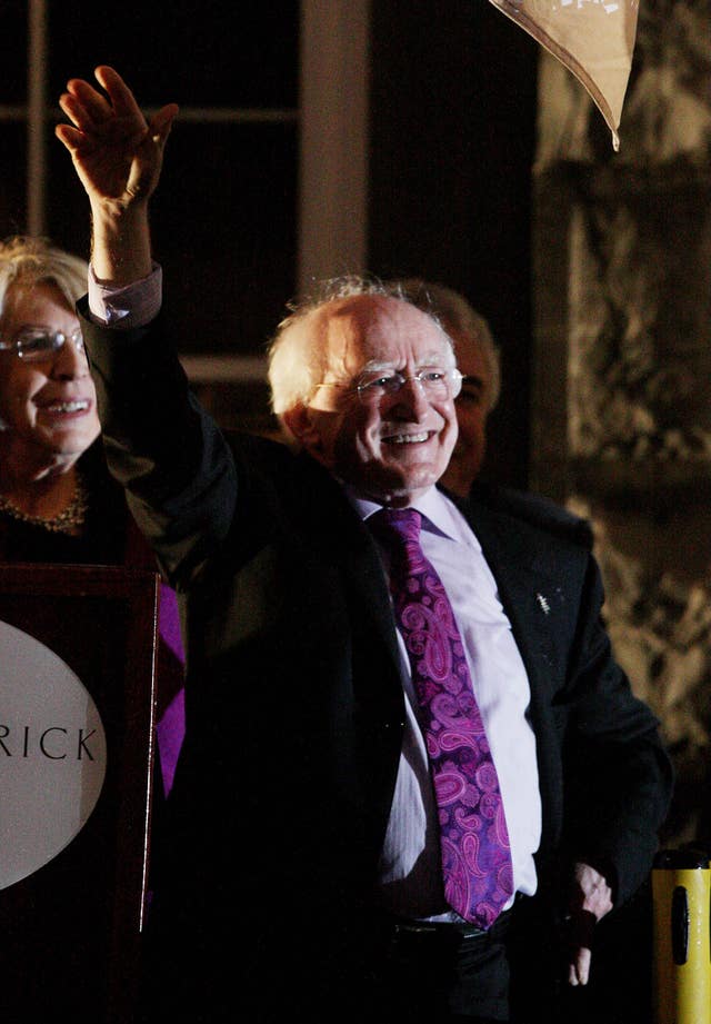 Michael D Higgins victory celebrations