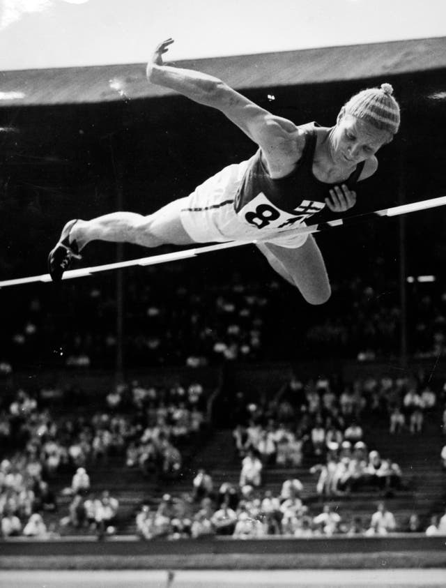 Athletics – London Olympic Games 1948 – Men’s High Jump – Qualifying – Empire Stadium, Wembley