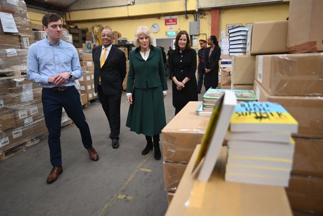 Royal visit to book charities