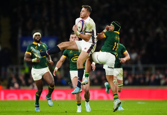 Freddie Steward was restored at full-back for England's game against South Africa