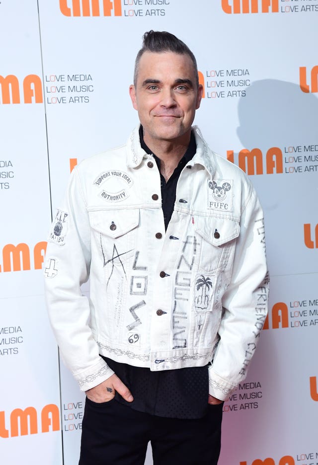 Robbie Williams and LMA conference