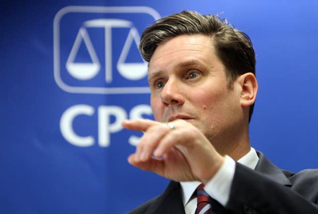Keir Starmer, the director of public prosecutions 