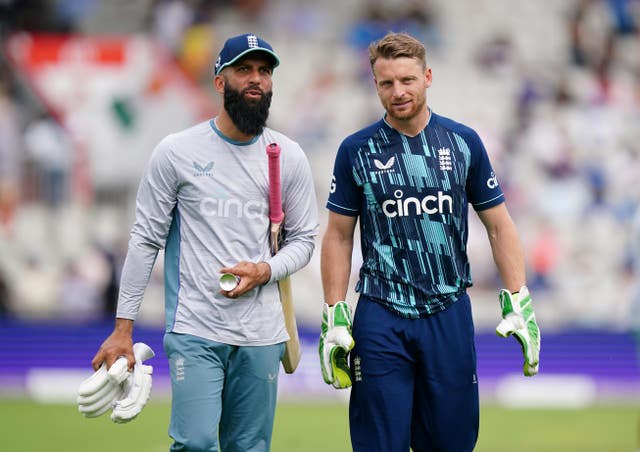 Jos Buttler (right) is set to reclaim the captaincy from Moeen Ali (left) at next month's World Cup.