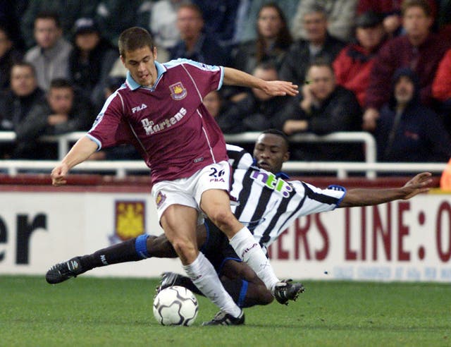 Joe Cole made his West Ham debut aged 17