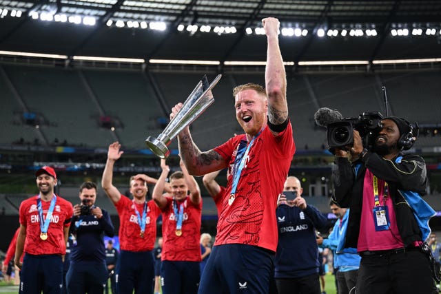 Ben Stokes was instrumental in England winning the T20 World Cup in 2022 (PA)