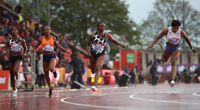 Dina Asher-Smith did seal a spot on the plane to next month's Olympic Games with a season's best time to win the women’s 100 metres at the FBK Games in Hengelo