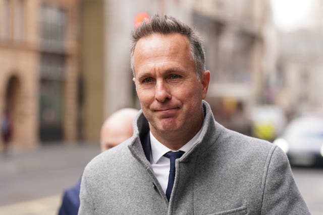 Michael Vaughan was last month cleared of using racist language by a CDC hearing (James Manning/PA)