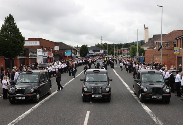 Bobby Storey funeral