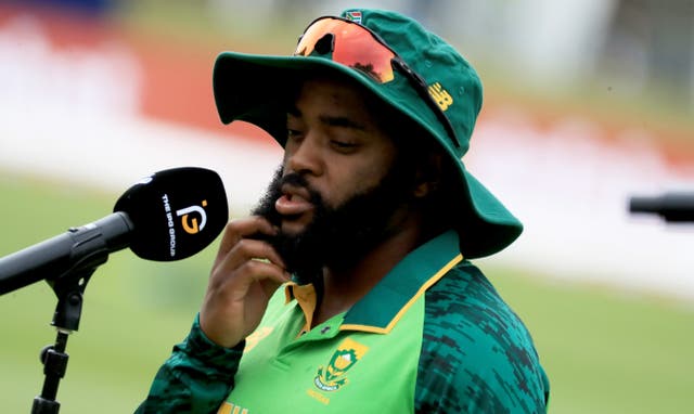 Temba Bavuma, pictured, admitted his surprise at Quinton de Kock's withdrawal from the South Africa-West Indies match (Donall Farmer/PA)