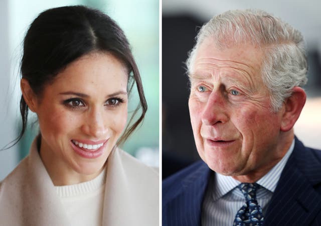 The Prince of Wales will walk Meghan Markle down the aisle in the absence of her father Thomas Markle (PA)