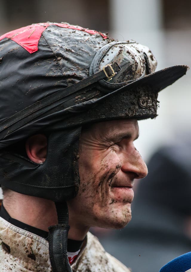 Danny Mullins after his winning ride on Vischio 