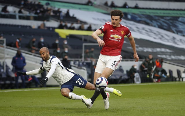 Harry Maguire, right, helped Manchester United to another comeback win 