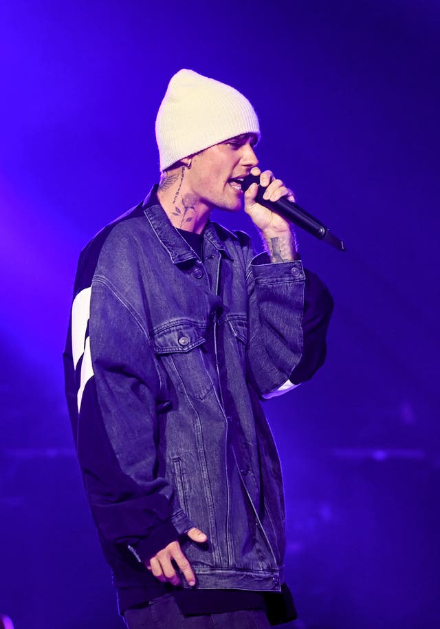 Justin Bieber performs at Capital’s Jingle Bell Ball 2021 in London