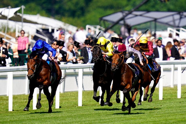 It was close for 2000 Guineas hero Coroebus, but he just held on in the St James's Palace Stakes