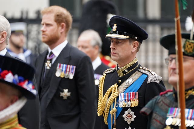 The Duke of Sussex and the Earl of Wessex 