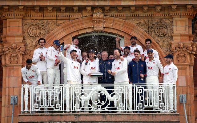 Essex won the Bob Willis Trophy earlier this year (Steven Paston/PA)