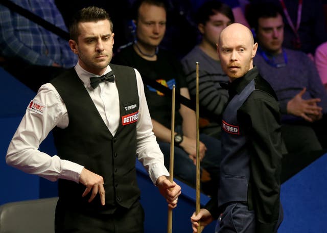 Former world snooker champion Mark Selby (left) (PA)