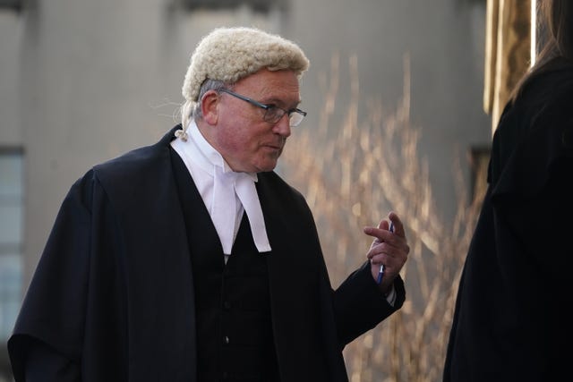 Mr Justice Alexander Owens outside the High Court in Dublin