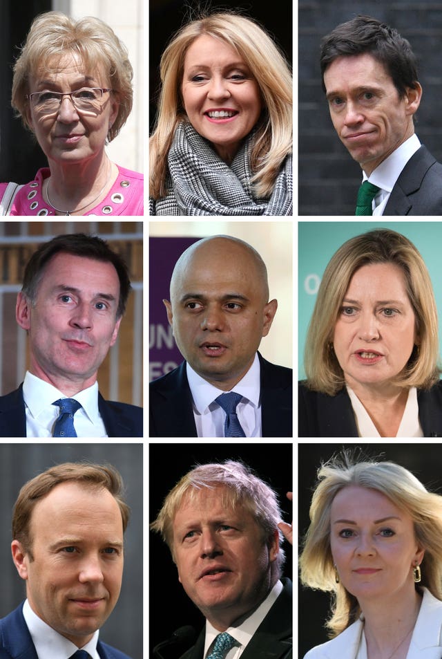 Tory leadership candidates