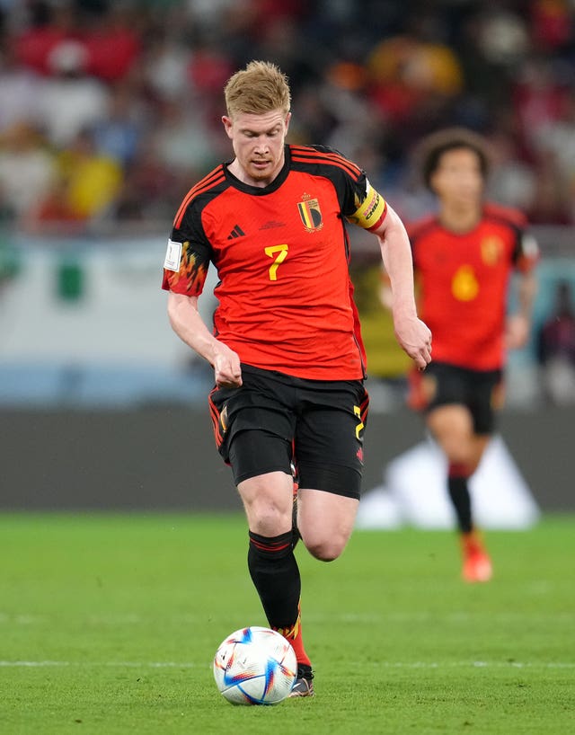 The injured Kevin de Bruyne is one of a series of big names missing from the Belgium squad in Dublin