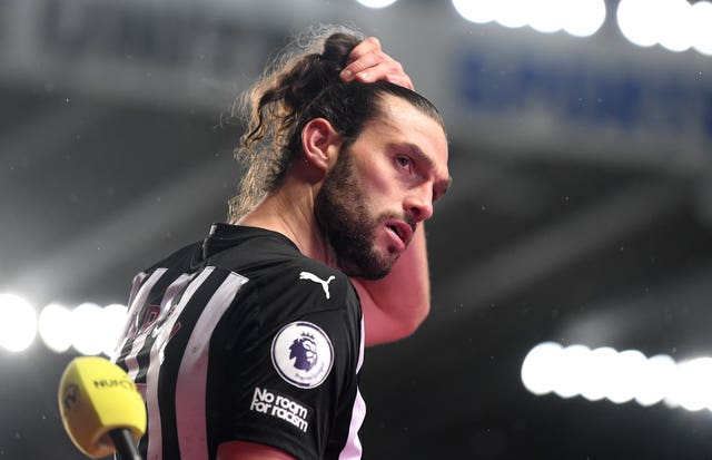 Newcastle striker Andy Carroll