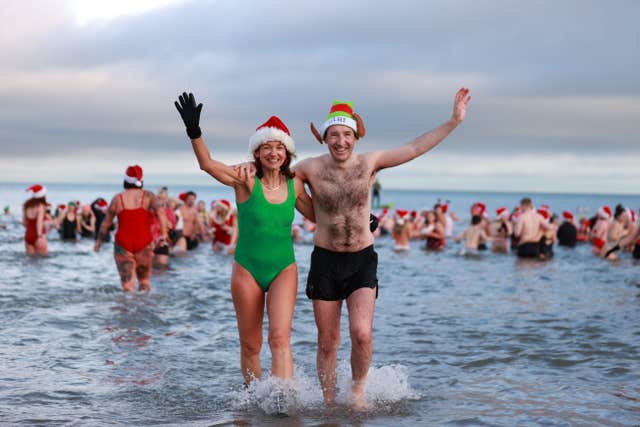 Christmas Eve swim – Helen’s Bay