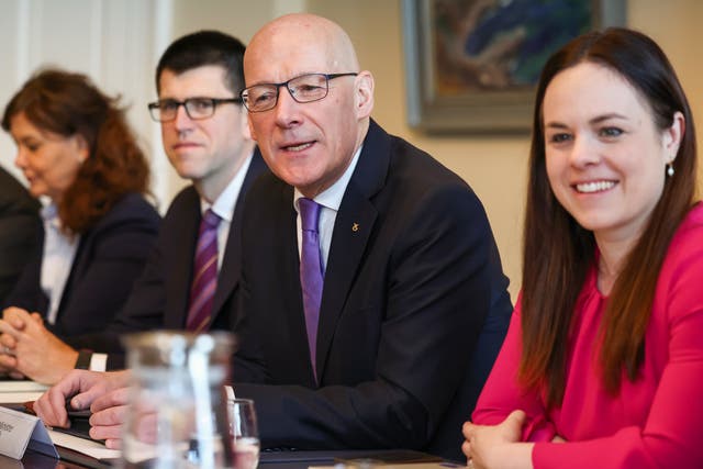 John Swinney’s first cabinet meeting