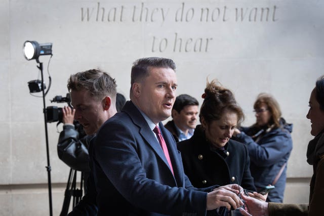 Health Secretary Wes Streeting 