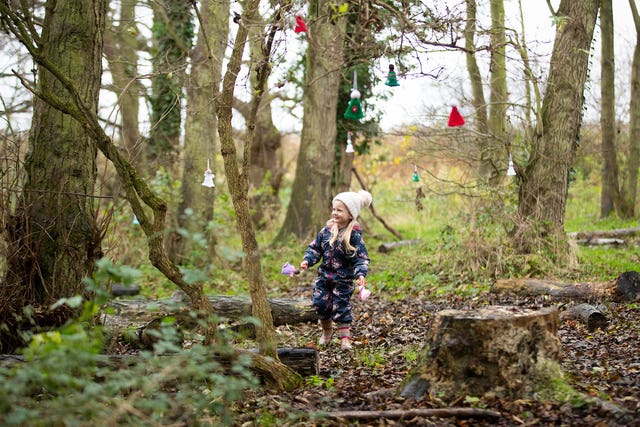 Knitted fairies made by lottery winners